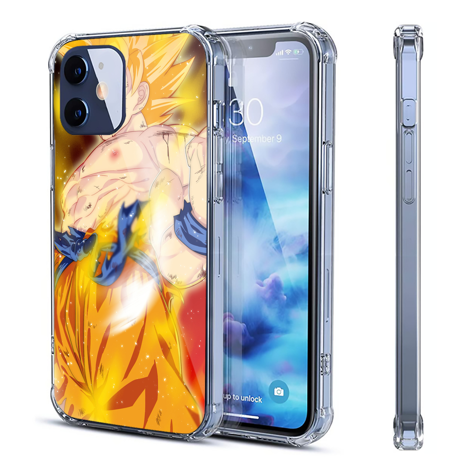 （画像用） ドラゴンボール DRAGON BALL 【iPhone 12シリーズ対応】透明スマホケース（クリアソフトケース）